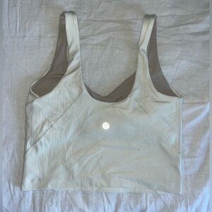 I am selling a Lululemon align ribbed tank *shine. It is very flattering.